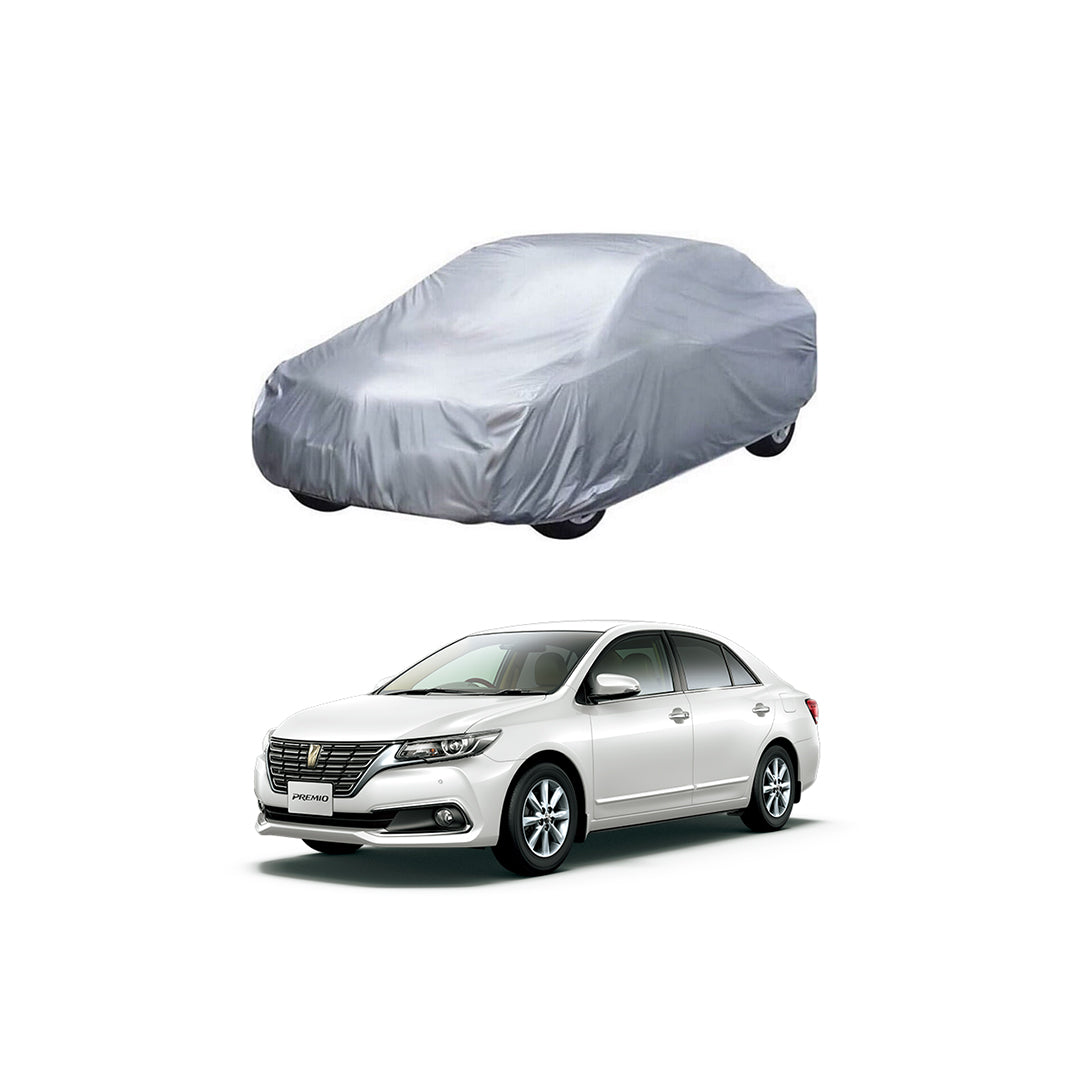 Car Anti-Scratch / Dust Proof / All Weather Proof Top Cover Microfiber Material Toyota Premio 2007-2018 Mix Colours Bag Pack | V P (Pakistan)