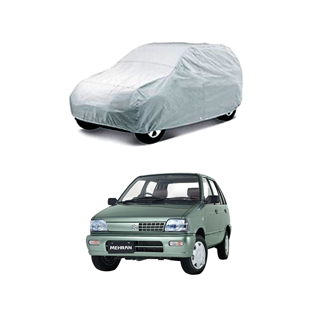 Car Anti-Scratch / Dust Proof / All Weather Proof Top Cover Microfiber Material Suzuki Mehran 2012-2020 Mix Colours Bag Pack | V P (Pakistan)