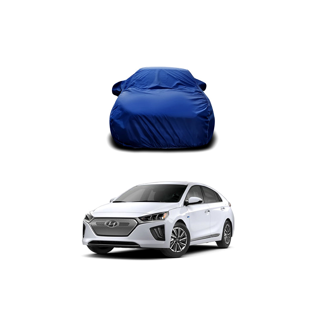 Car Anti-Scratch / Dust Proof / All Weather Proof Top Cover Rubber Coated Material   Hyundai Ioniq 2021  Mix Colours  Zipper Bag Pack  | V P (Pakistan)