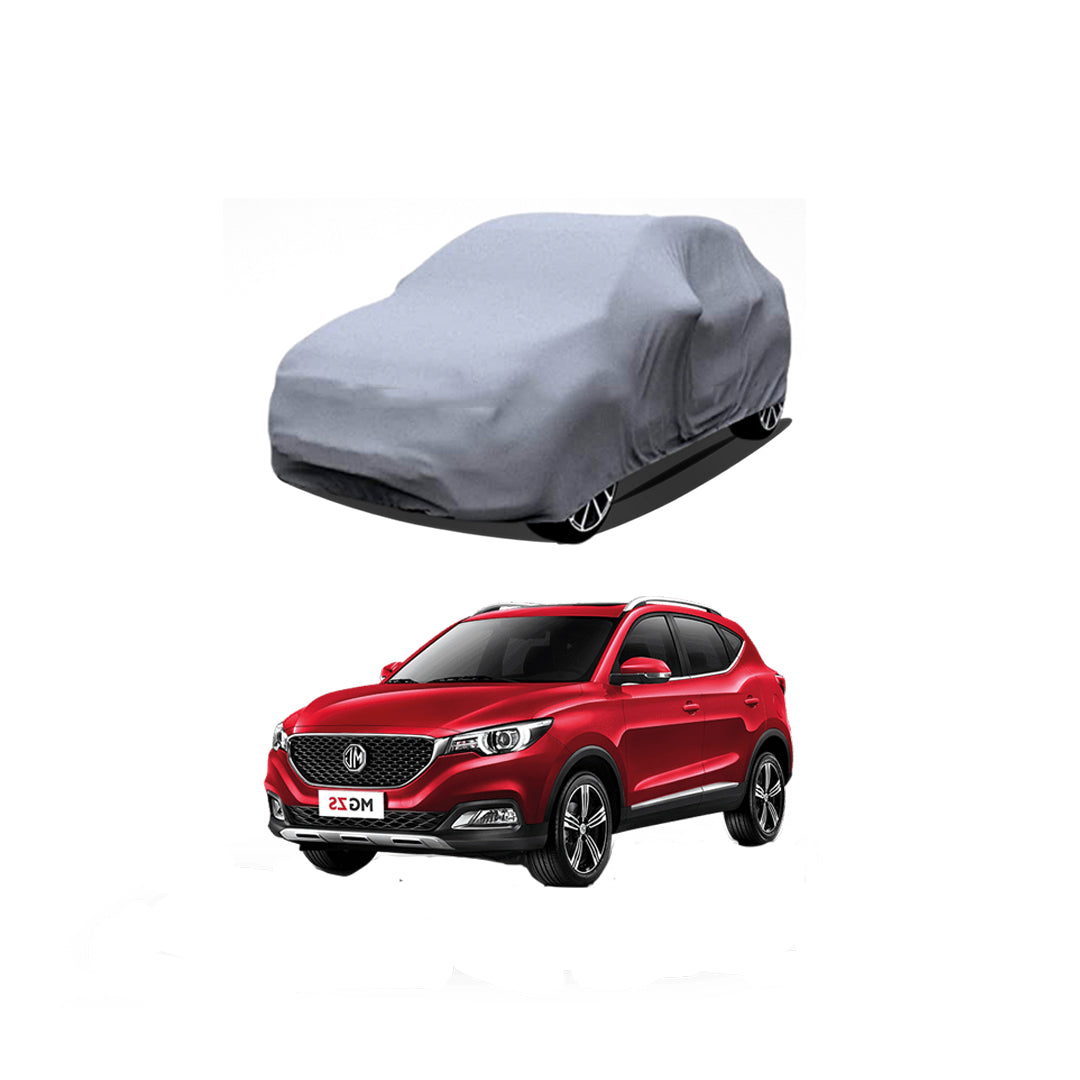 Car Anti-Scratch / Dust Proof / All Weather Proof Top Cover Rubber Coated Material   Mg Zs 2021  Mix Colours  Zipper Bag Pack  | V P (Pakistan)