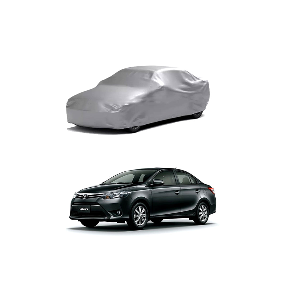 Car Anti-Scratch / Dust Proof / All Weather Proof Top Cover Rubber Coated Material Toyota Yaris 2020 Mix Colours Zipper Bag Pack | V P (Pakistan)