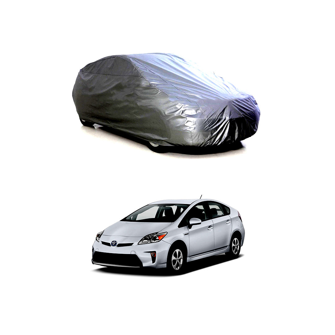 Car Anti-Scratch / Dust Proof / All Weather Proof Top Cover Rubber Coated Material Toyota Prius 2018 Mix Colours Zipper Bag Pack | V P (Pakistan)