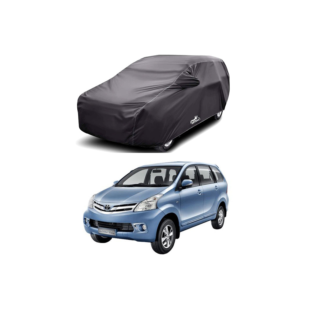 Car Anti-Scratch / Dust Proof / All Weather Proof Top Cover Rubber Coated Material Toyota Avanza 2010-2012 Mix Colours Zipper Bag Pack | V P (Pakistan)