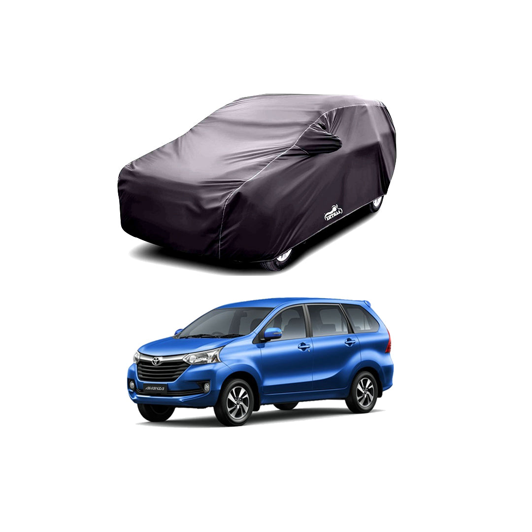 Car Anti-Scratch / Dust Proof / All Weather Proof Top Cover Rubber Coated Material Toyota Avanza 2013-2018 Mix Colours Zipper Bag Pack | V P (Pakistan)