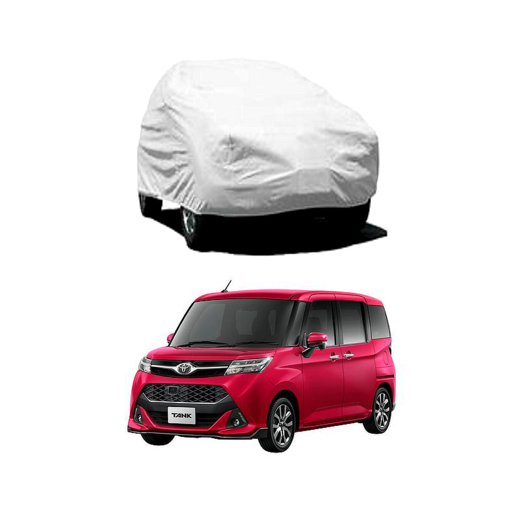 Car Anti-Scratch / Dust Proof / All Weather Proof Top Cover Rubber Coated Material Toyota Tank 2016-2018 Mix Colours Zipper Bag Pack | Vp (Pakistan)