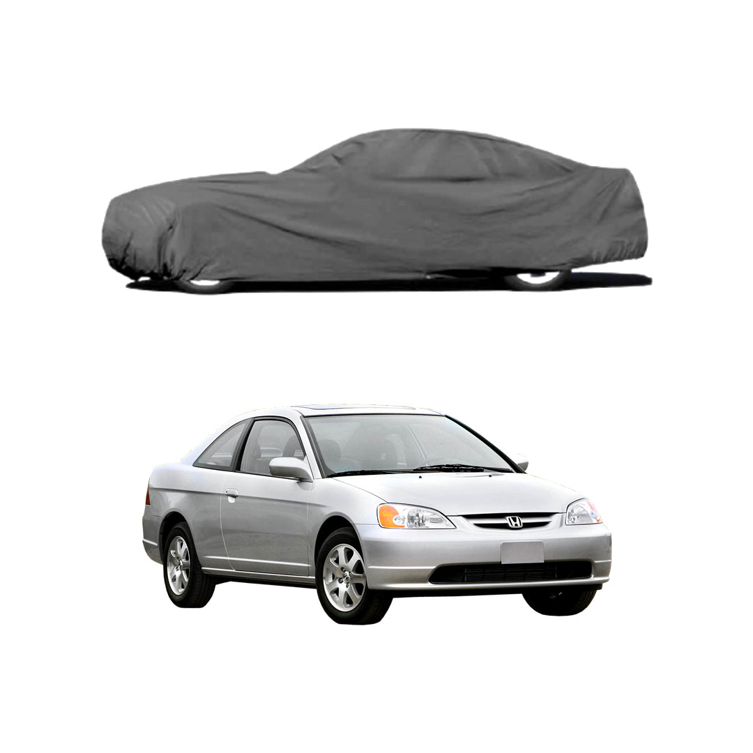 Car Anti-Scratch / Dust Proof / All Weather Proof Top Cover Rubber Coated Material Honda Civic 2005 Mix Colours Zipper Bag Pack | Vp (Pakistan)