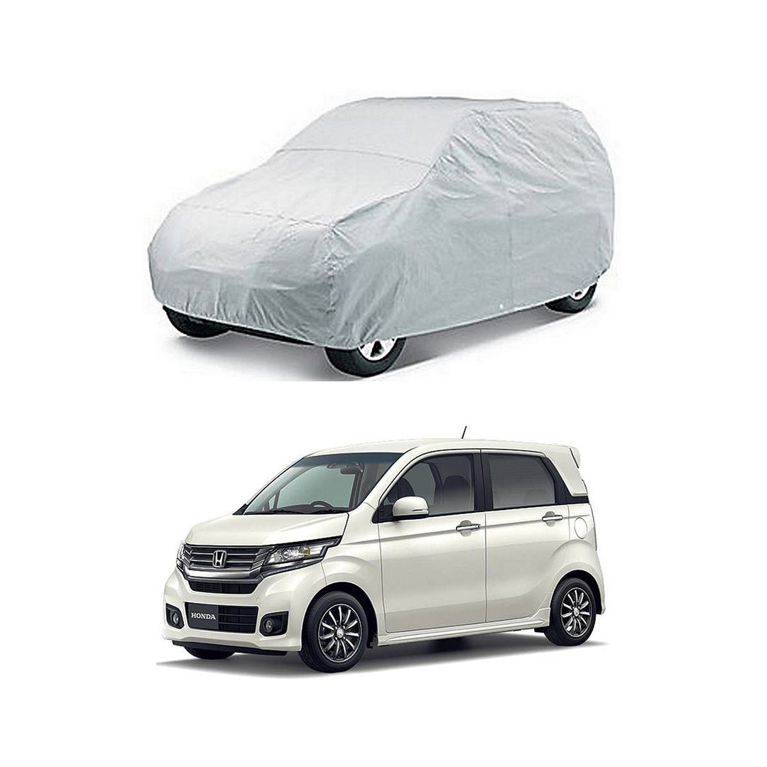 Car Anti-Scratch / Dust Proof / All Weather Proof Top Cover Rubber Coated Material Honda N Wagon Mix Colours Zipper Bag Pack | V P (Pakistan)
