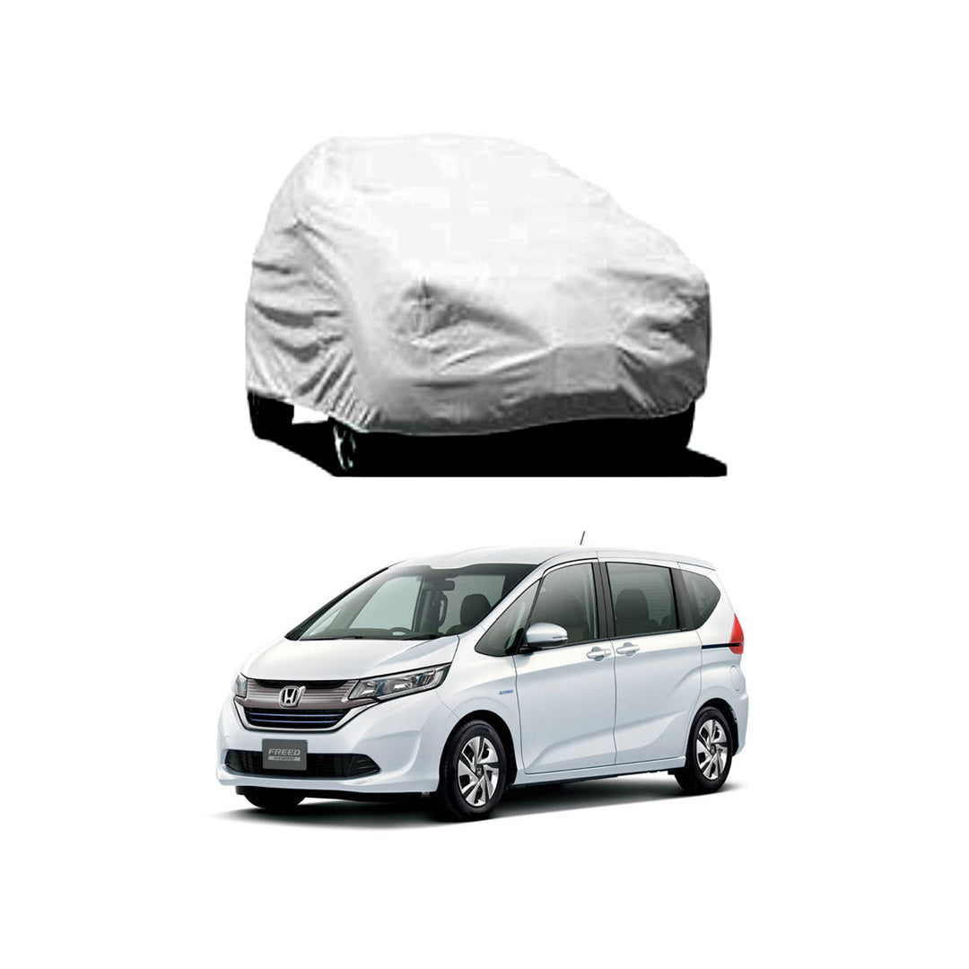 Car Anti-Scratch / Dust Proof / All Weather Proof Top Cover Rubber Coated Material Honda Freed 2016-2018 Mix Colours Zipper Bag Pack | V P (Pakistan)