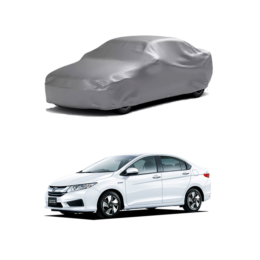 Car Anti-Scratch / Dust Proof / All Weather Proof Top Cover Rubber Coated Material Honda Grace 2018-2019 Mix Colours Zipper Bag Pack | V P (Pakistan)