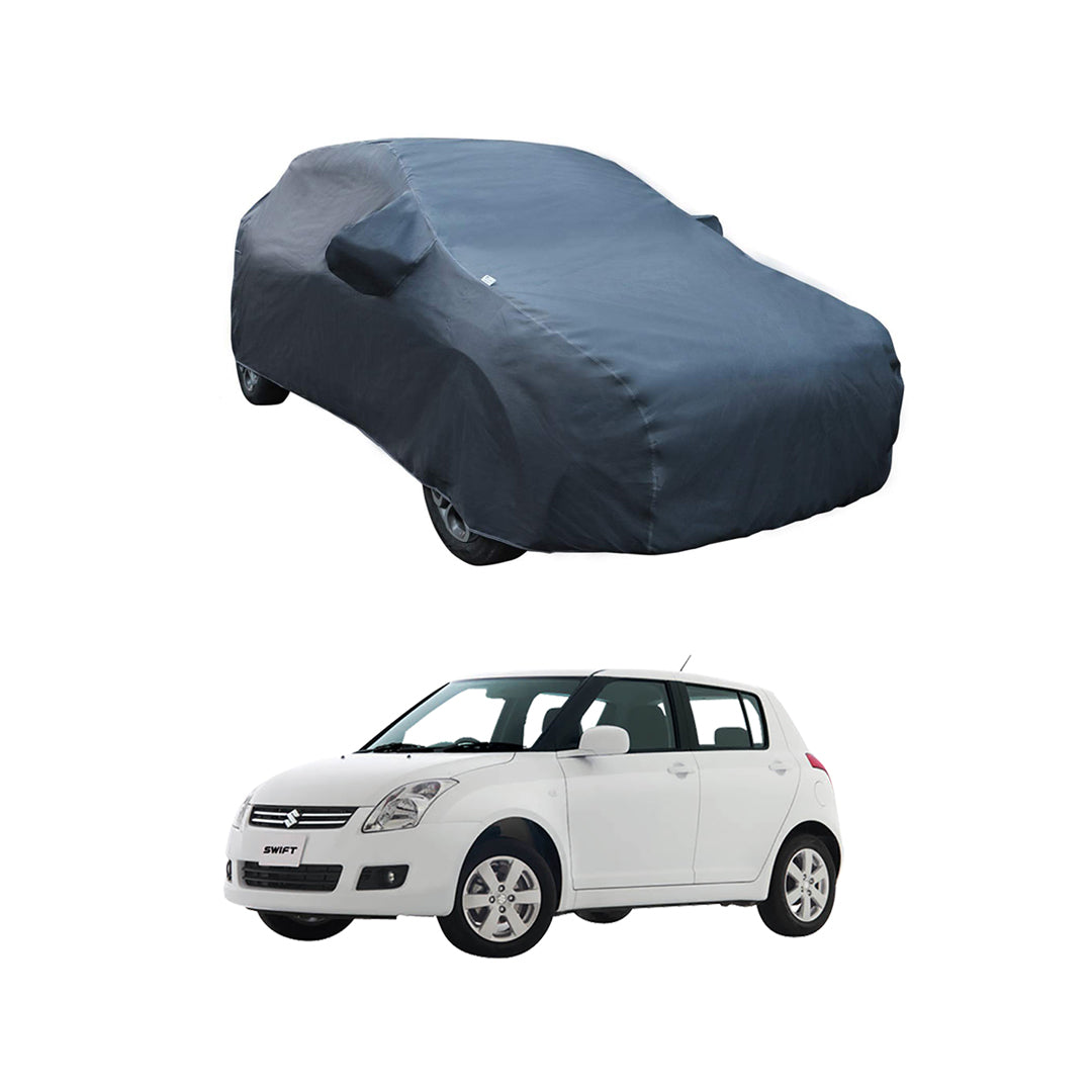 Car Anti-Scratch / Dust Proof / All Weather Proof Top Cover Rubber Coated Material Suzuki Swift 2018 Mix Colours Zipper Bag Pack | V P (Pakistan)