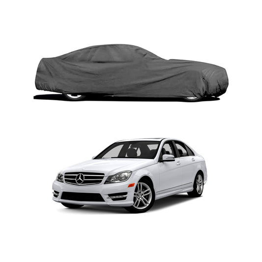 Car Anti-Scratch / Dust Proof / All Weather Proof Top Cover Rubber Coated Material   Mercedes  E Class 2003-2008  Mix Colours  Zipper Bag Pack  | V P (Pakistan)