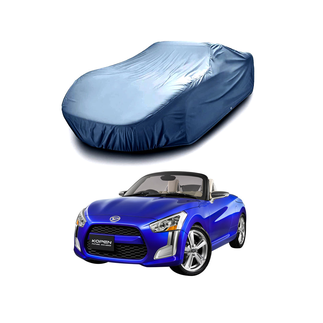 Car Anti-Scratch / Dust Proof / All Weather Proof Top Cover Rubber Coated Material Daihatsu Copen 2014-2018 Mix Colours Zipper Bag Pack | V P (Pakistan)