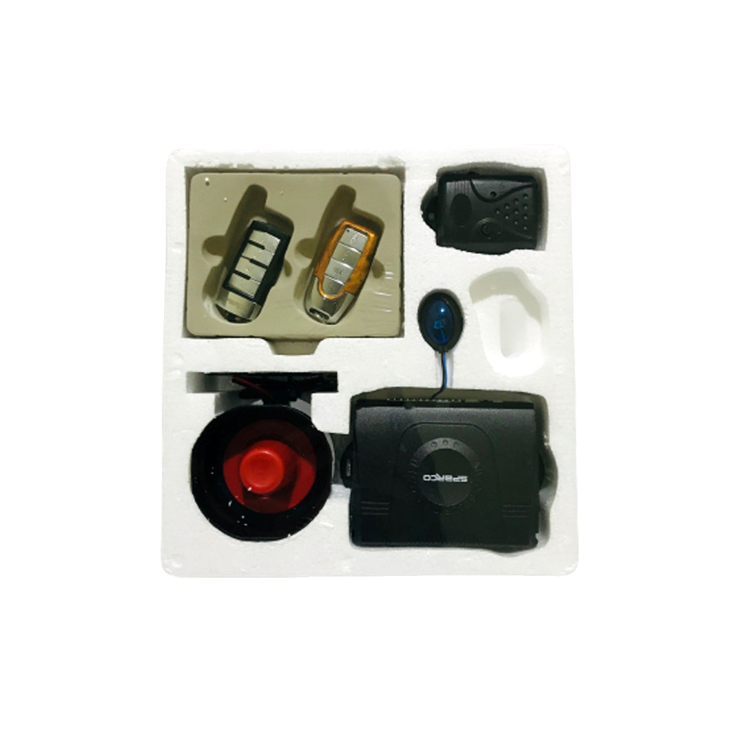 Car Alarm Sparco 04 Buttons Black+Wood Colour Box Pack 9524 (China)