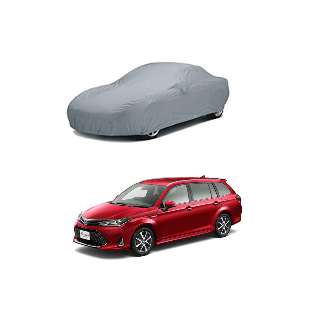 Car Anti-Scratch / Dust Proof / All Weather Proof Top Cover Rubber Coated Material Toyota Axio 2016 Mix Colours Zipper Bag Pack | V P (Pakistan)