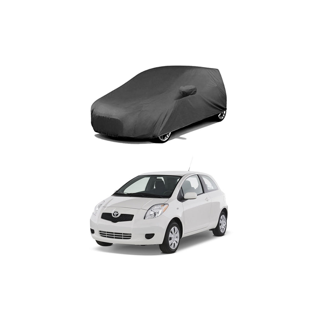 Car Anti-Scratch / Dust Proof / All Weather Proof Top Cover Rubber Coated Material Toyota Vitz 2006 Mix Colours Zipper Bag Pack Vp (Pakistan)