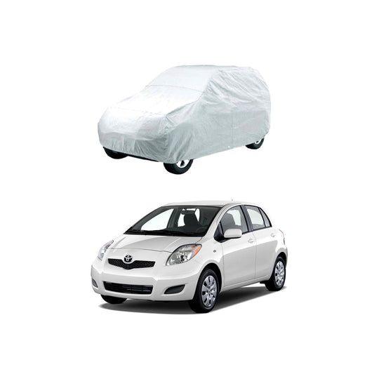 Car Anti-Scratch / Dust Proof / All Weather Proof Top Cover Microfiber Material   Toyota Vitz 2009  Mix Colours  Bag Pack Vp (Pakistan)