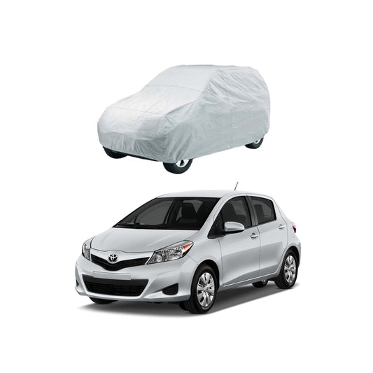 Car Anti-Scratch / Dust Proof / All Weather Proof Top Cover Microfiber Material   Toyota Vitz 2012  Mix Colours  Bag Pack Vp (Pakistan)