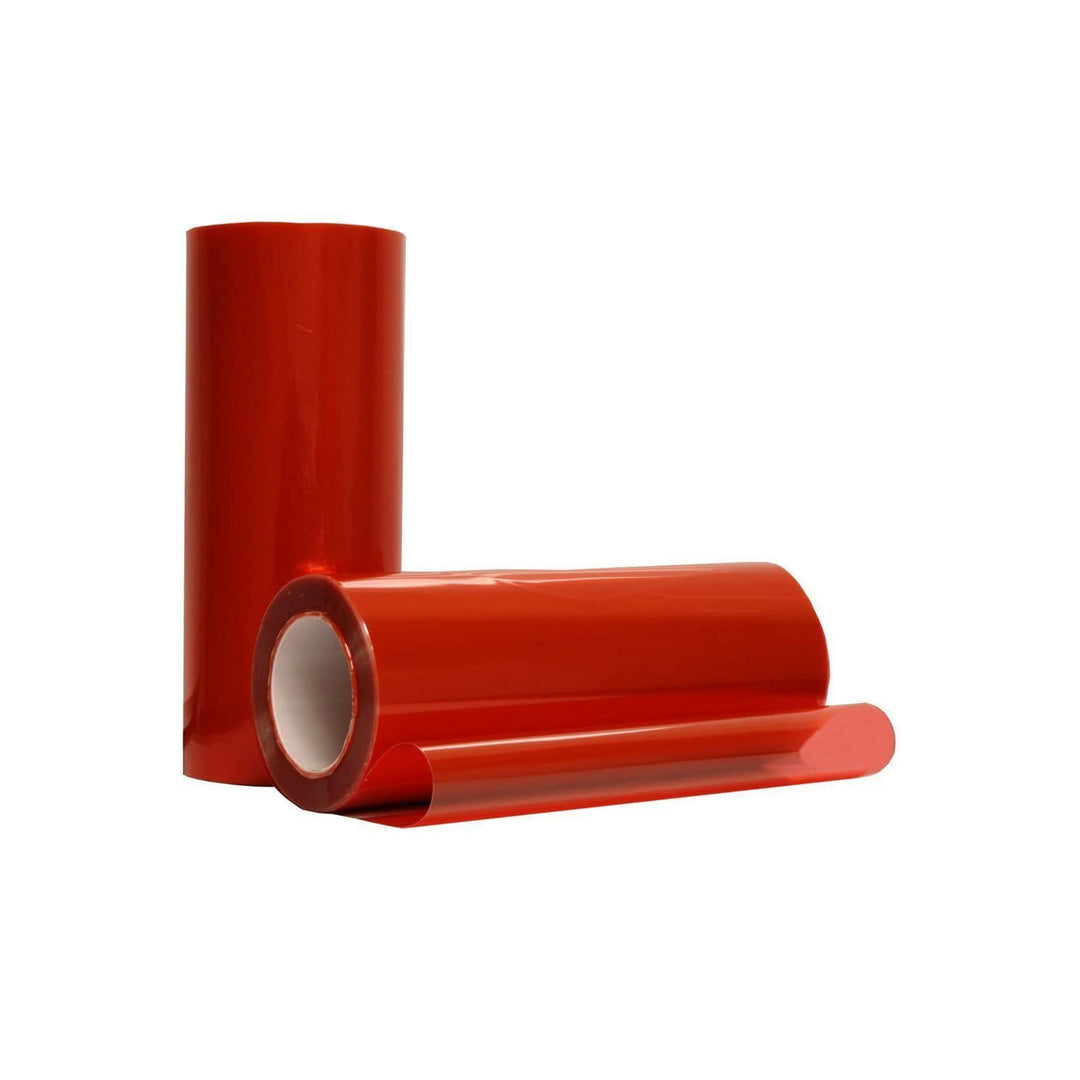 Automotive Self Adhesive Lamp Protective Film For Head And Tail Lamps Red Transparent 12" Width Per Sqft (China)