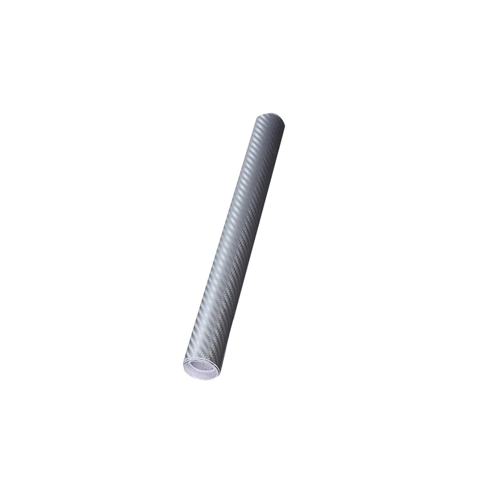 Automotive Self Adhesive Carbon Fiber Film For Car Body Silver Carbon 12" Width Per Sqft (China)