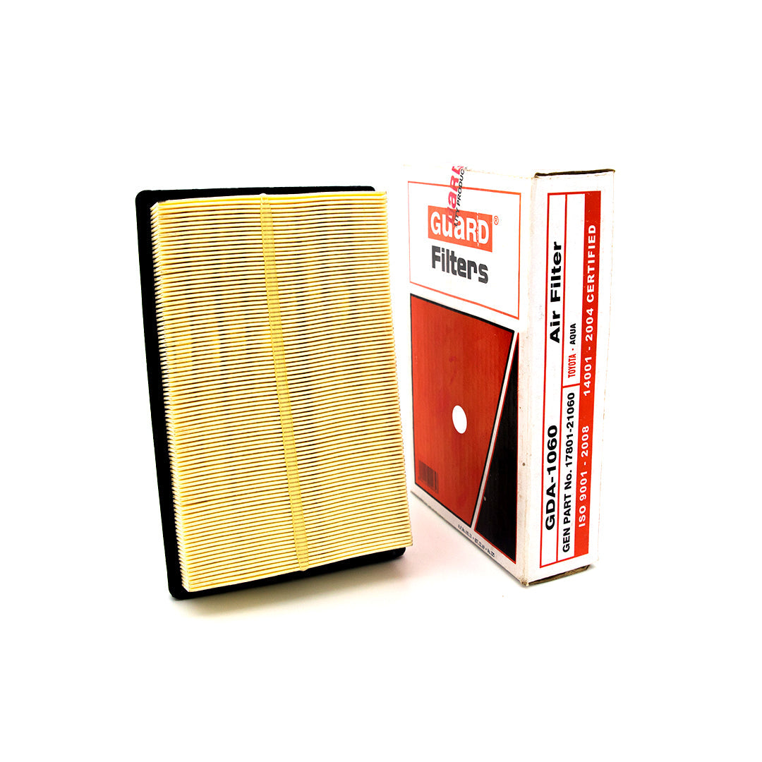 Automotive Engine Air Filters Guard Genuine Assembly Type Toyota Aqua S 2012-2019 Hybrid Engine 1500Cc Colour Box Pack | V P Gda-1060