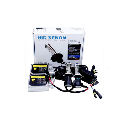 Hid Kit (China) Colour Box Pack H11 6000K Ultra White Xenon Bulbs/Normal Base 200W Premium Quality Hks Slim Ballast