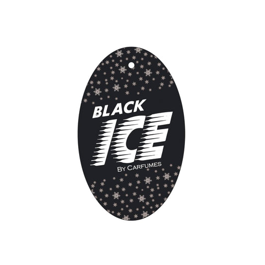 Paper Card Perfume Carfumes  Black Ice  Coloured Card Pack