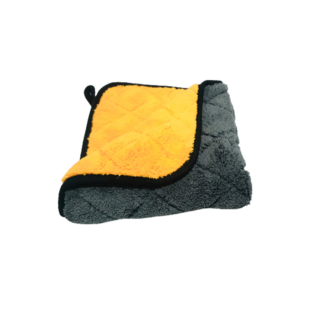 Automotive Washing / Cleaning / Polishing Cloth Microfiber Double Towel Premium Quality 40X40Cm Mix Colours 01 Pc/Pack Payramid Design (China)