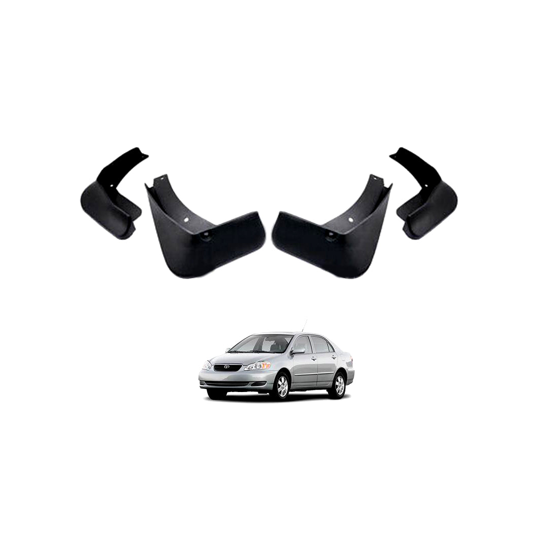Car Mudflaps Toyota Corolla 2008 Not Painted 04 Pcs/Set Poly Bag Pack Casp 17-Mf301 (China)