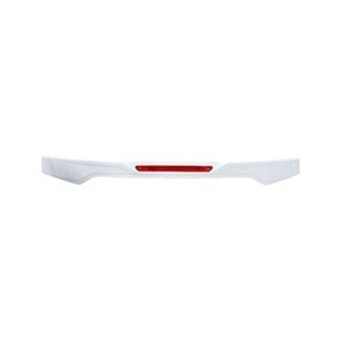 Car Spoiler Trunk Type Toyota Yaris 2020 Trd Design Fgm Tape Type Fitting With Led Solid White Colour