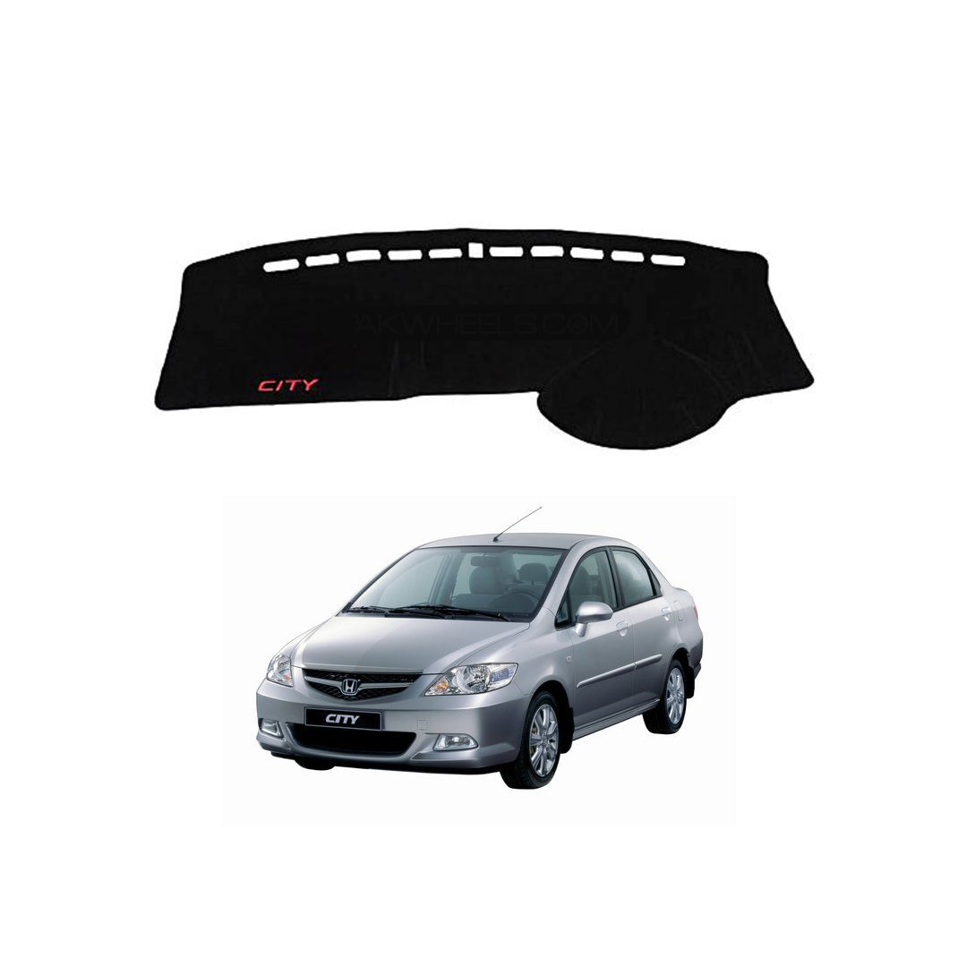 Dashboard Mat Carpet Type Honda City 2006 Black Black Border Poly Bag Pack   Standard Quality