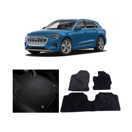 Car Floor Mat Prime Quality Carpet  Oem Fitting Audi E-Tron 2021 03 Pcs / Set Black Poly Bag Pack