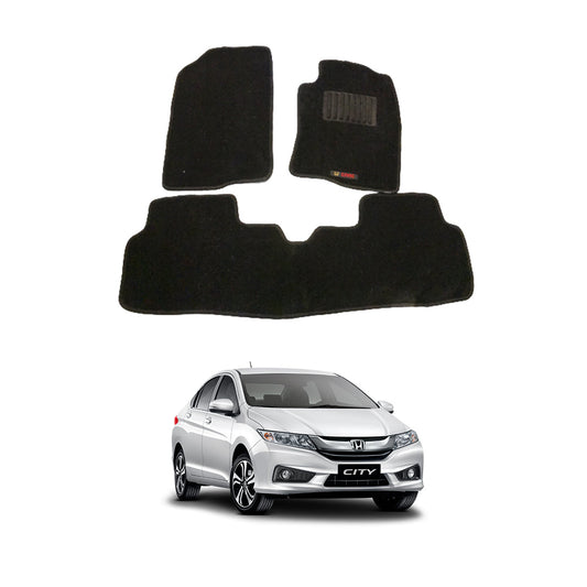 Car Floor Mat Prime Quality Carpet  Oem Fitting Honda Civic 2018 03 Pcs / Set Black Poly Bag Pack