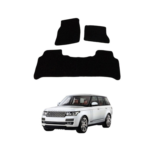 Car Floor Mat Prime Quality Carpet  Oem Fitting Land Rover Range Rover 2015 03 Pcs / Set Black Poly Bag Pack