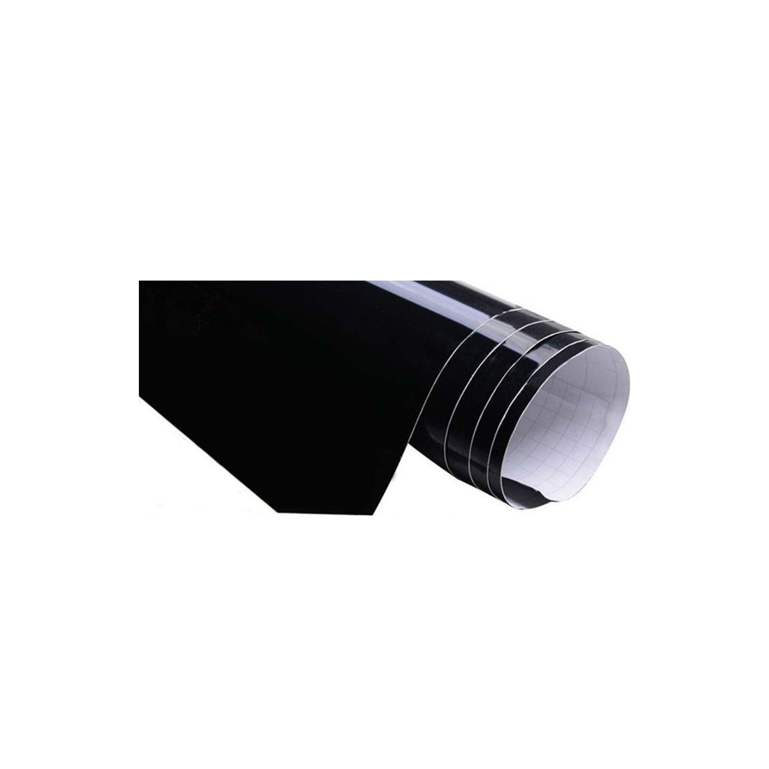 Automotive Self Adhesive Pvc Vinyl Film Korealite For Car Body Gloss Black 48" Width Premium Quality Per Sqft (China)