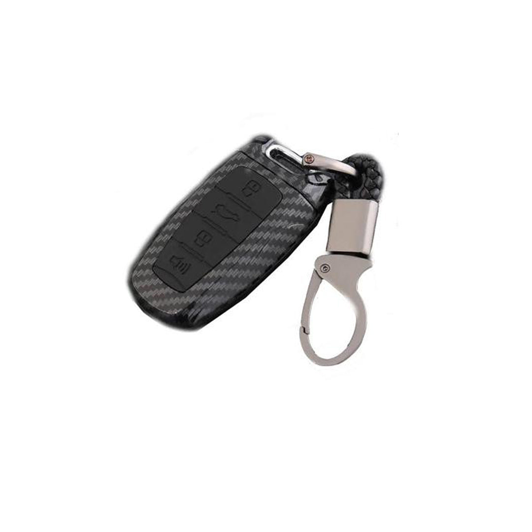 Car Remote Key Cover/Casing Plastic Casing W/Keychain Proton X70 No Logo Carbon Plastic Box Pack (China)