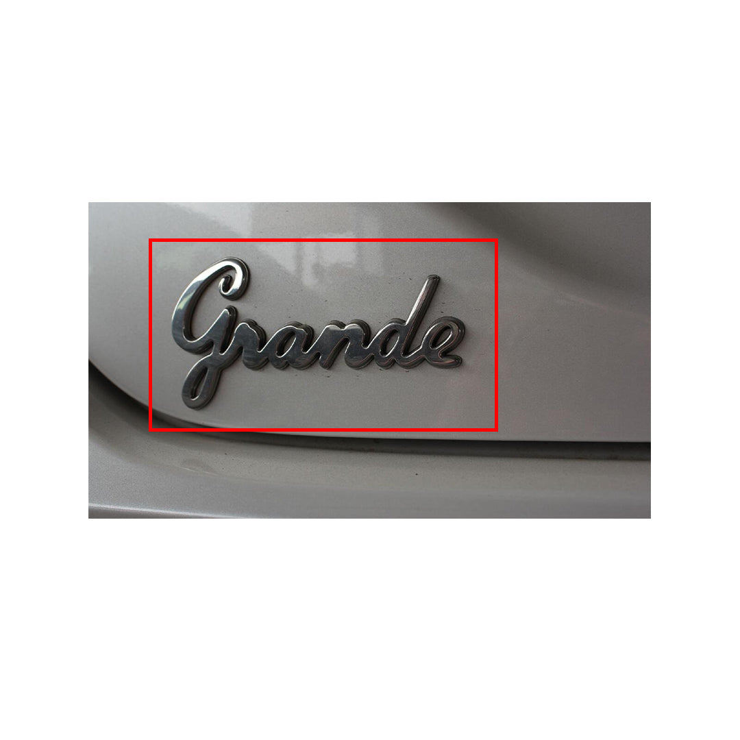 Auto Logo/Monogram Trunk Fitting Oem Type Grande Toyota Corolla 2021 Tape Type Fitting Plastic Chrome 01 Pc/Pack Poly Bag Pack (China)