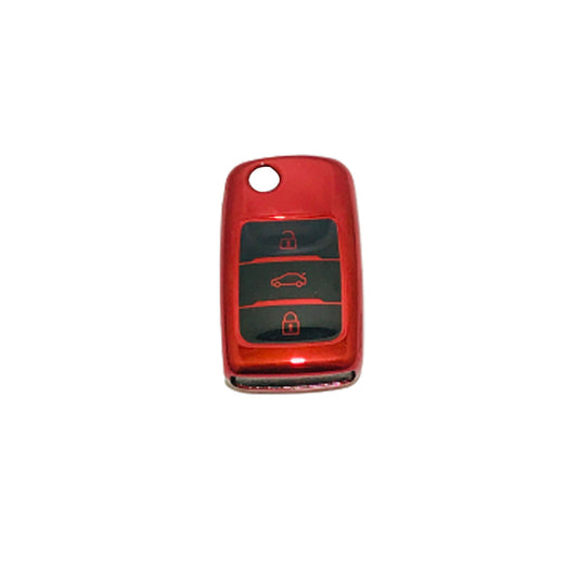 Car Remote Key Cover/Casing Tpu Silicone Type Changan Alsvin 2021 Without Logo Red Box Pack (China)