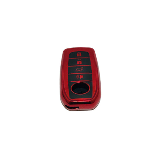 Car Remote Key Cover/Casing Tpu Silicone Type Toyota Fortuner 2018 Without Logo Red Box Pack (China)