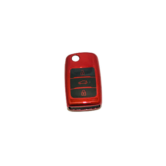 Car Remote Key Cover/Casing Tpu Silicone Type Honda Civic 2015 Without Logo Red Box Pack (China)