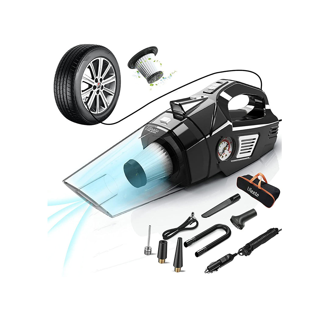 Car Vacuum Cleaner Hand Held Design Wet/Dry Premium Quality Colour Box Pack White/Black (China)