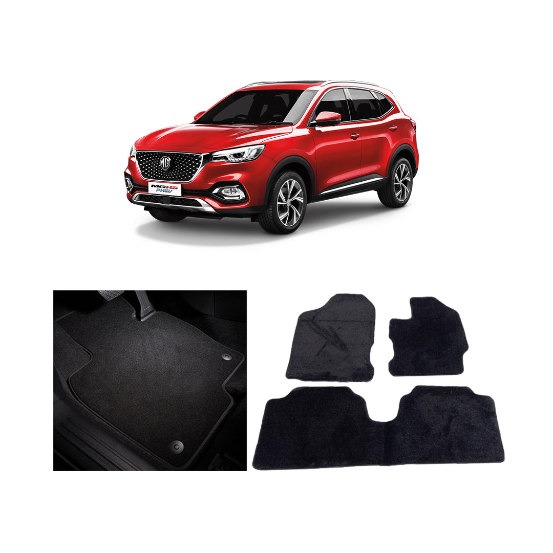 Car Floor Mat Twist Fiber Carpet Material Oem Fitting Mg Hs 2021 03 Pcs / Set Black Zipper Bag Pack (China)