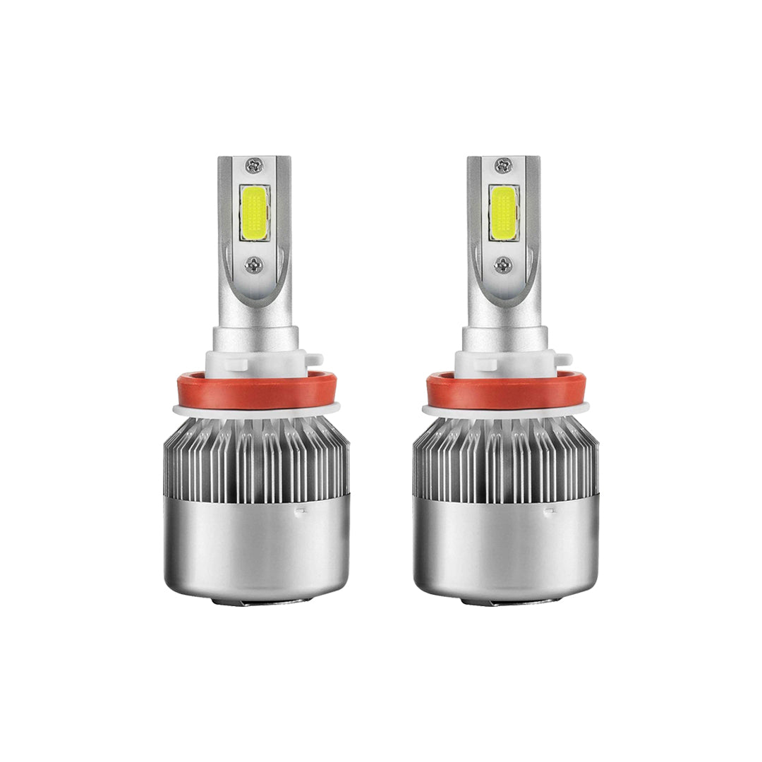 Car Led Head Light Bulbs Kaier Cob H11 Ultra White Colour Box Pack (China) V11/Fy6606 55W