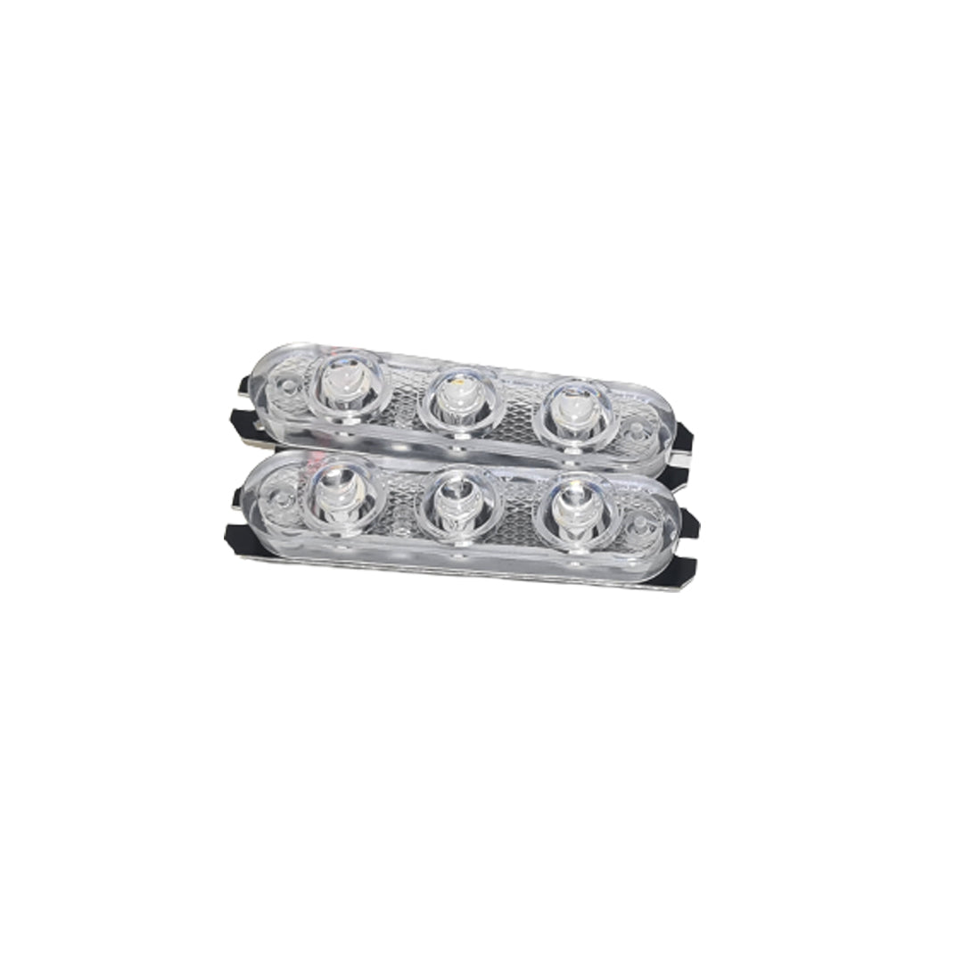 Car Exterior Led Grill Light Red/Blue 02 Pcs/Set Blister Pack 02 Pcs/Pack Fy-2125 (China)