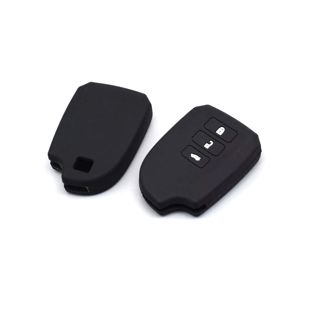Car Remote Key Cover/Casing Silicone Black Type Toyota Yaris 2020 Toyota Logo Black Poly Bag Pack (China)