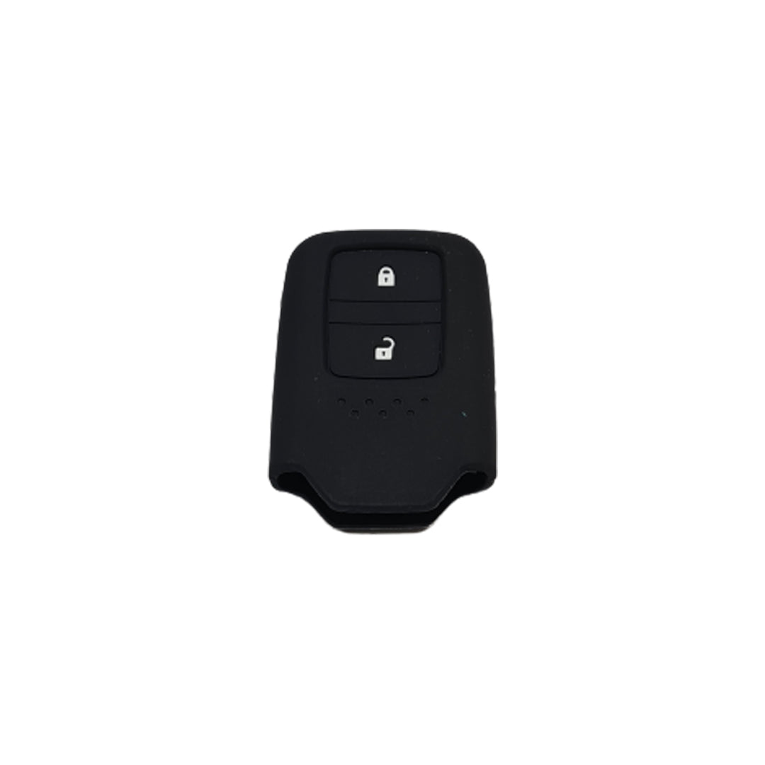 Car Remote Key Cover/Casing Silicone Black Type Honda Vezel 2015 Honda Logo Black Poly Bag Pack (China)