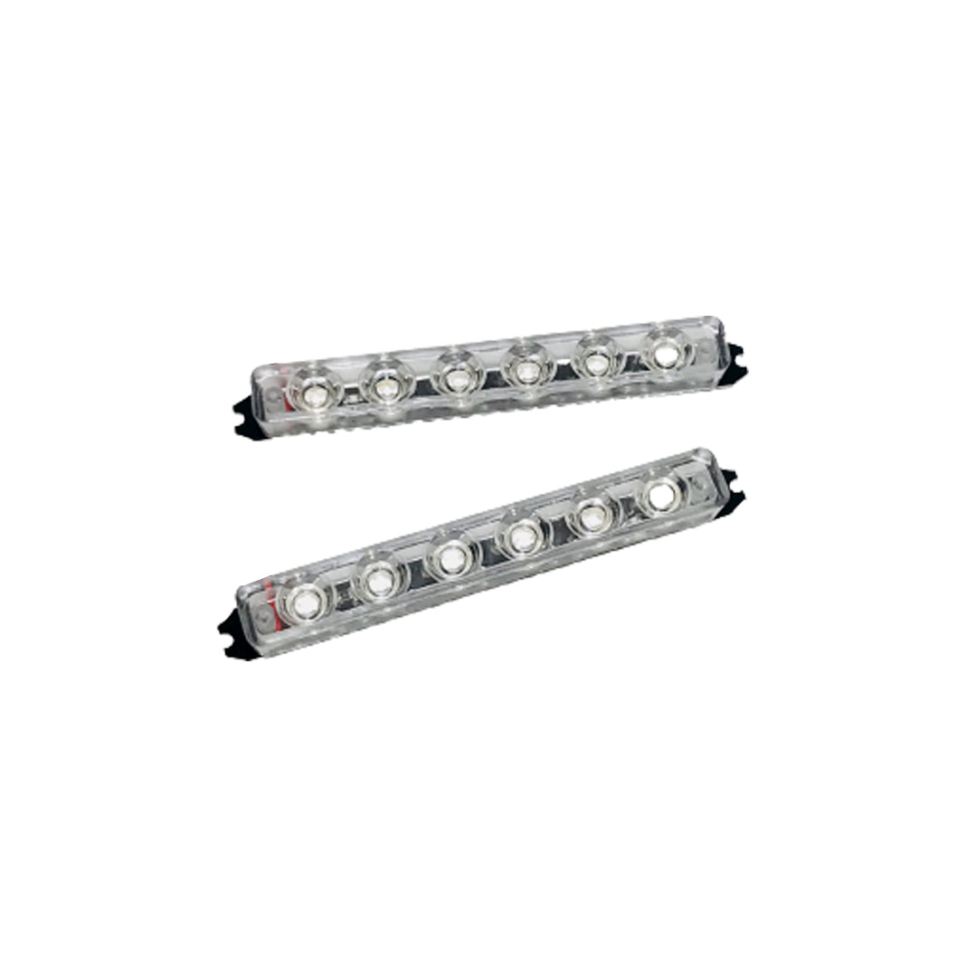 Car Exterior Led Grill Light Red/Blue 02 Pcs/Set Blister Pack 02 Pcs/Pack Fy-2003 (China)