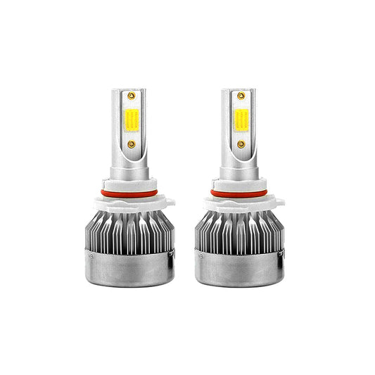 Car Led Head Light Bulbs  Cob 9005 Ultra White Colour Box Pack (China) Golden Box Fy-756 55W