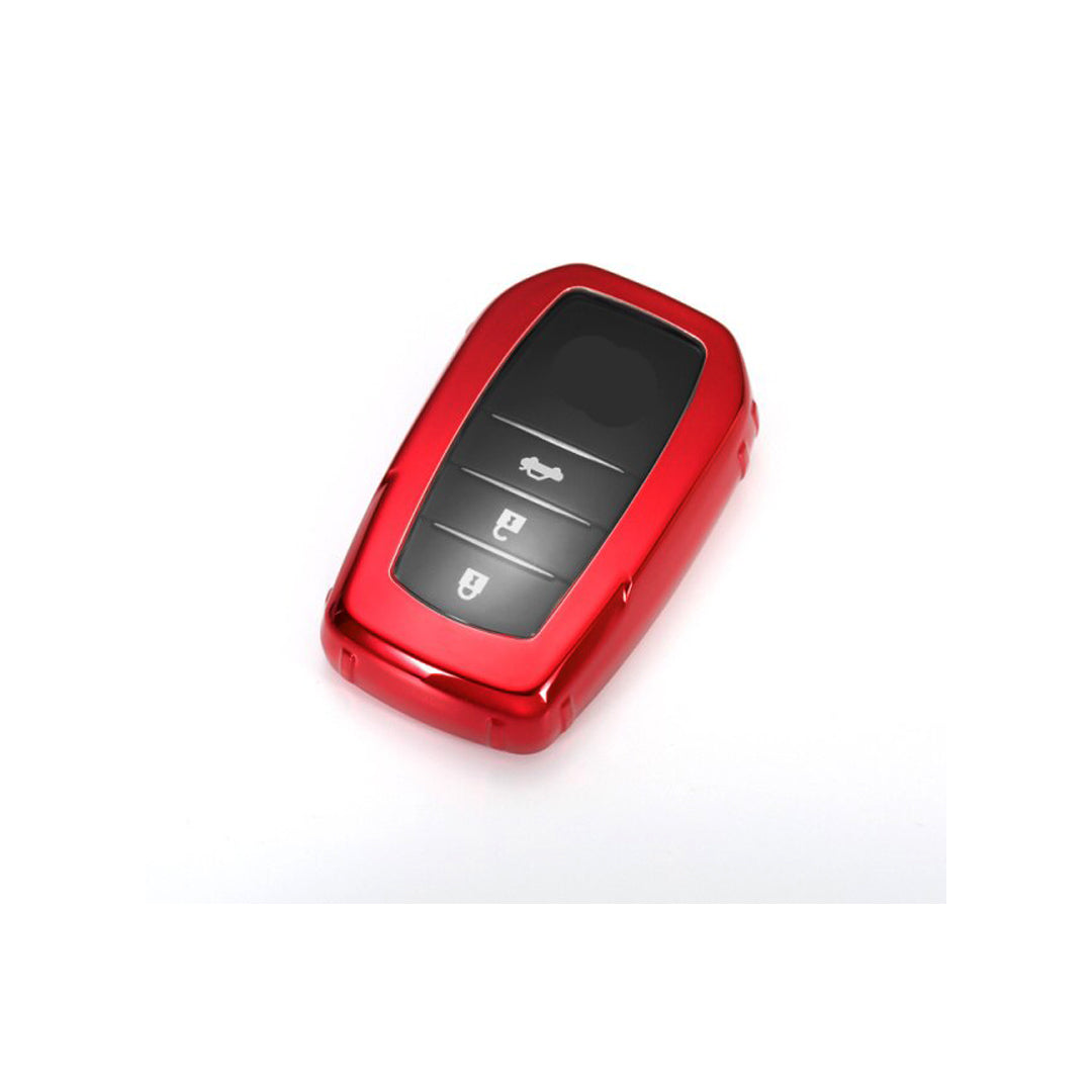 Car Remote Key Cover/Casing Tpu Silicone Type Toyota Revo 2016-2020 No Logo Red Poly Bag Pack (China)