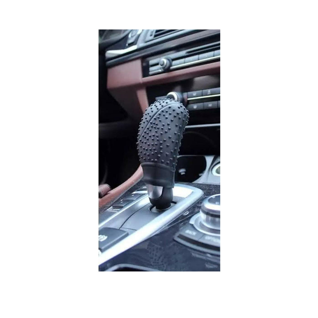 Gear Knob Cover Manual Gear Black Poly Bag Pack  (China)