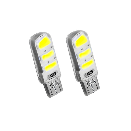 Car Exterior Led T10 Fish Bulb Plastic Housing White     02 Pcs/Set Blister Pack 02 Pcs/Pack Fy-101 (China)